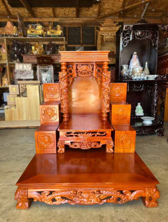 BỘ BÀN THỜ THẦN TÀI MÁI BẰNG